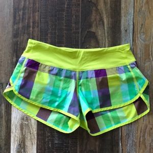 Lululemon speed shorts
